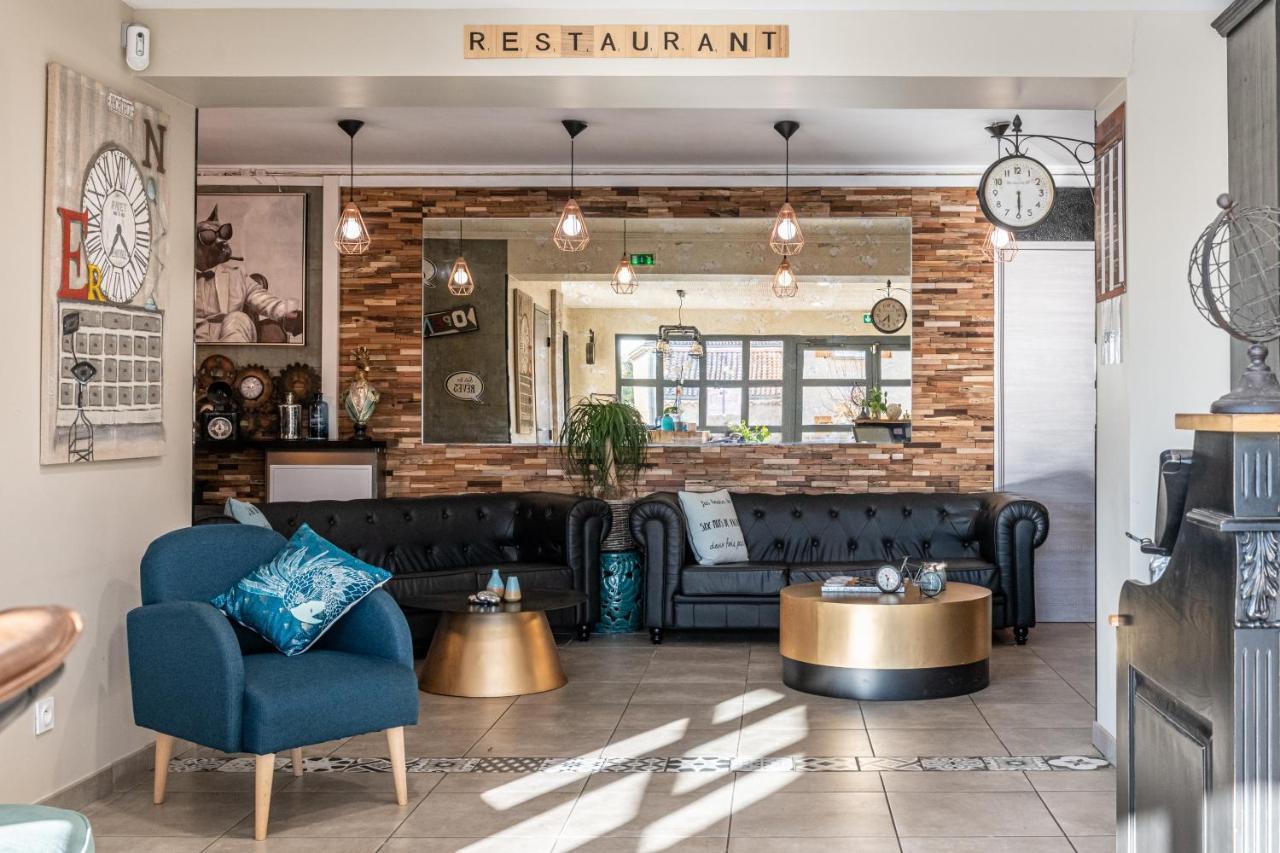L'Horloge Gourmande Hotel Donzère Eksteriør billede