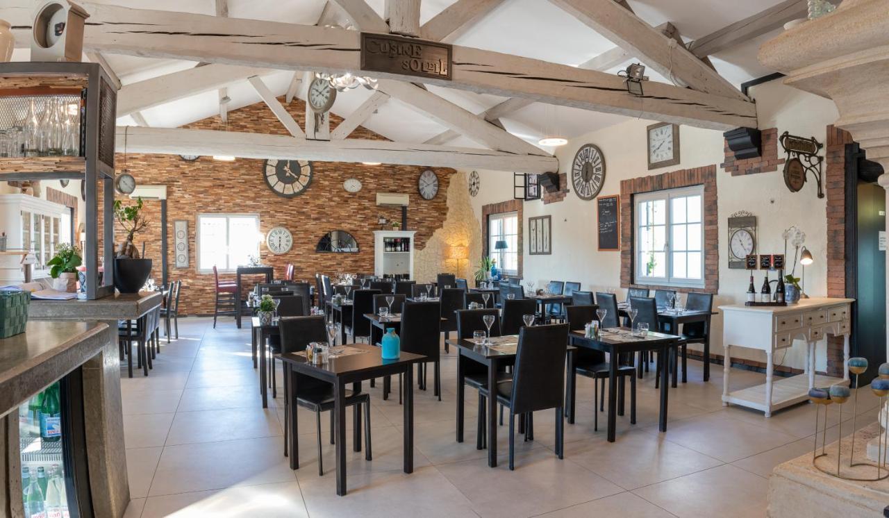 L'Horloge Gourmande Hotel Donzère Eksteriør billede
