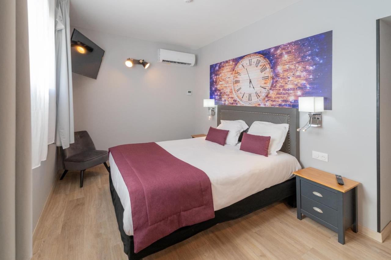 L'Horloge Gourmande Hotel Donzère Eksteriør billede