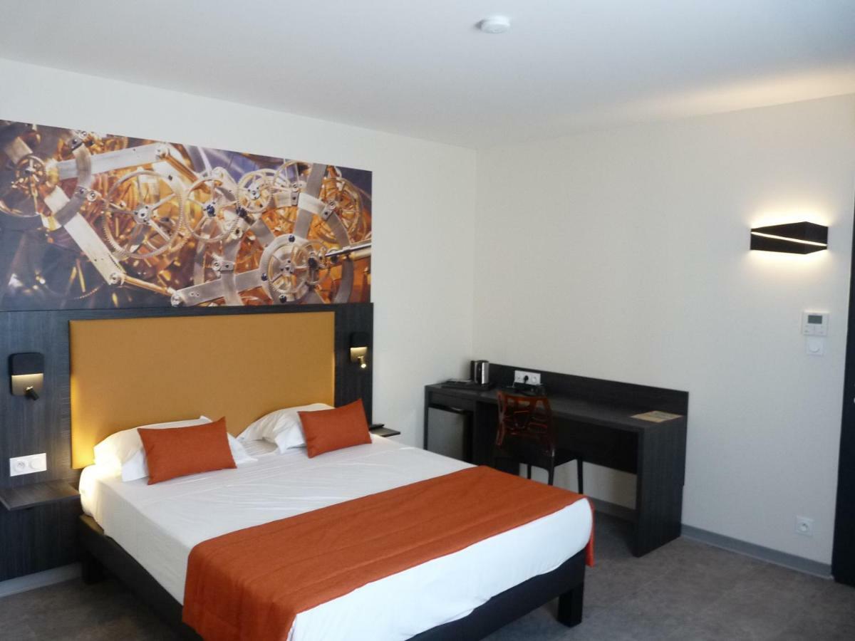 L'Horloge Gourmande Hotel Donzère Eksteriør billede